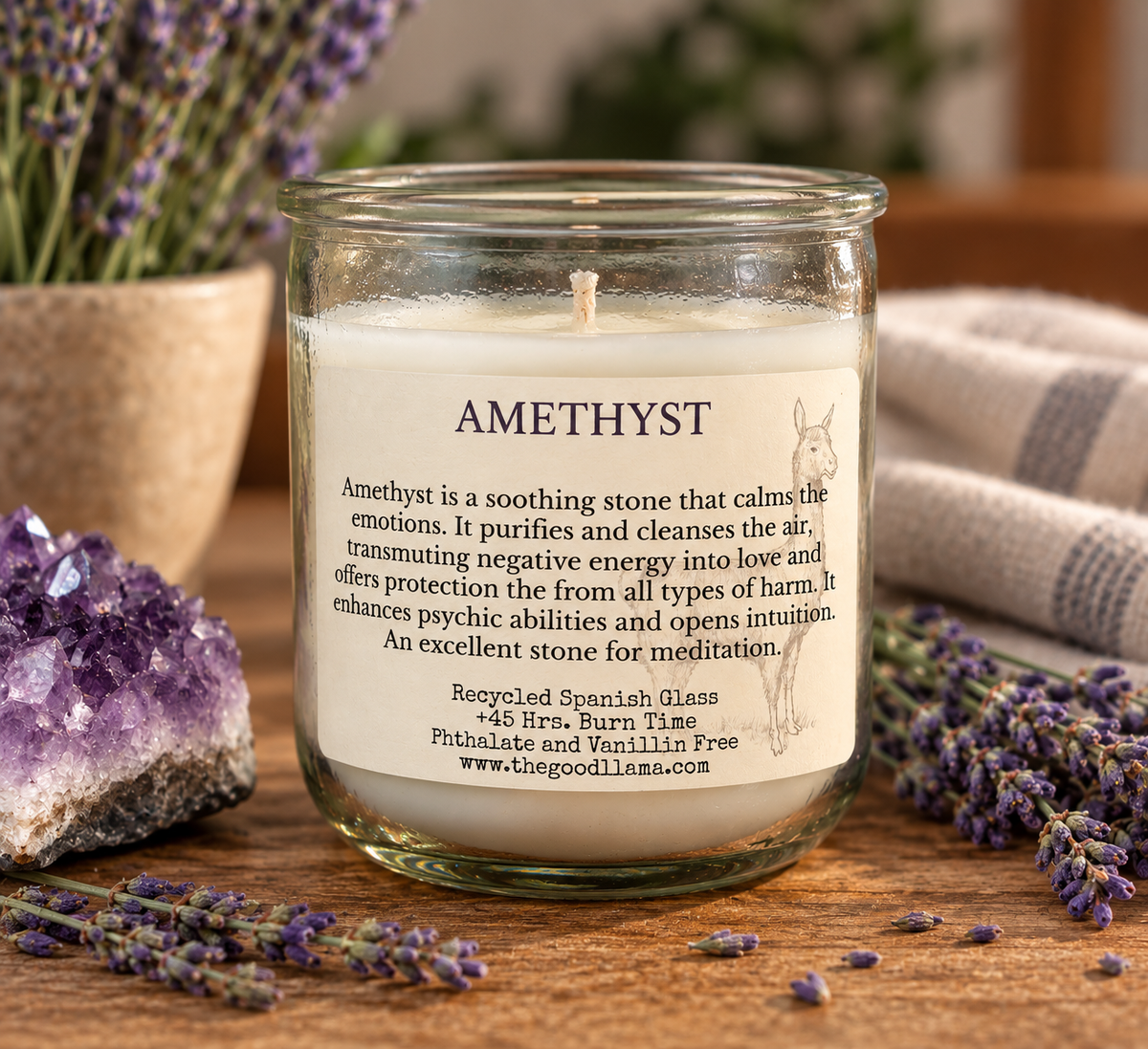 Lavender with Amethyst for Peace