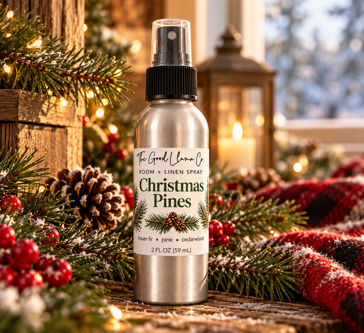 2 oz. Christmas Pine         Room + Linen Spray