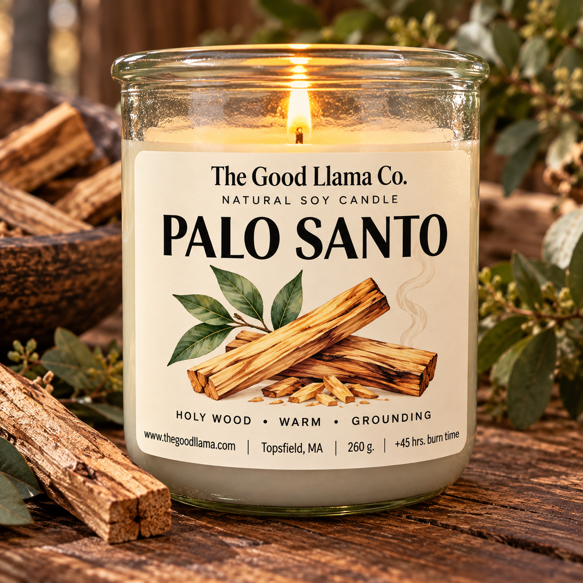 Palo Santo Tiger Eye~Prosperity/Luck
